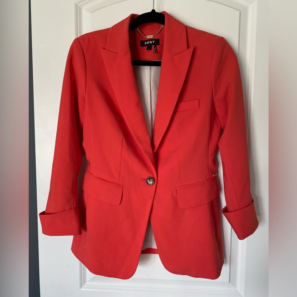 DKNY Coral One Button Blazer - size 2